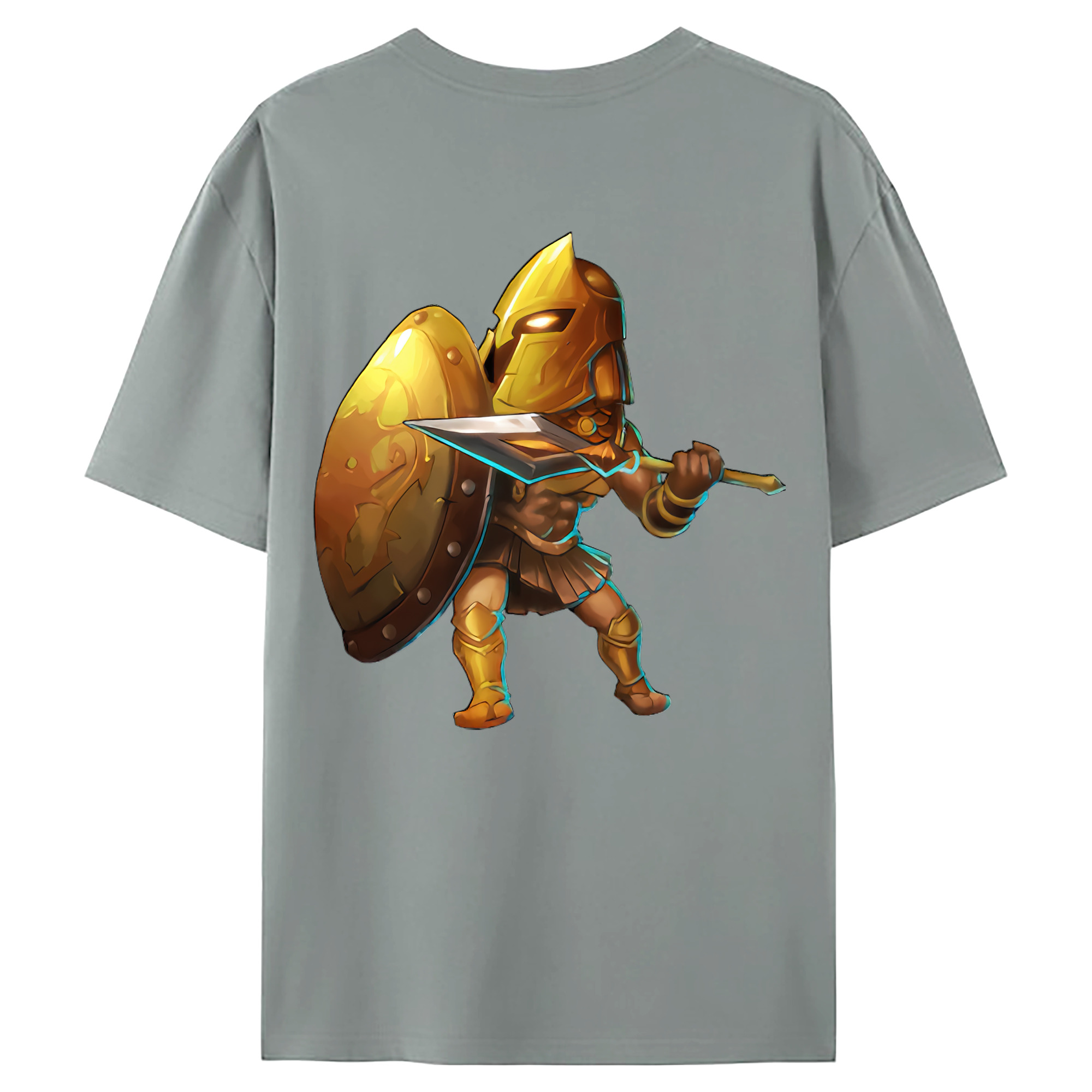 （画像用） リーグ・オブ・レジェンド League of Legends LOL 綿100％ メンズ半袖Tシャツ（バックプリント） 通気性